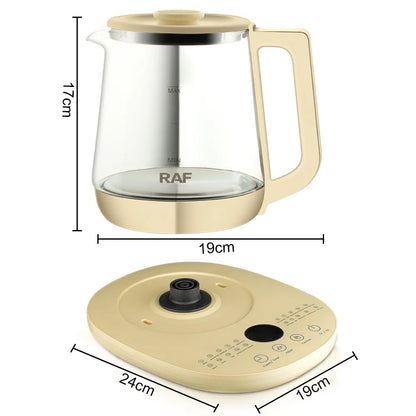 SereniKettle 1.5L Electric Glass Health Kettle